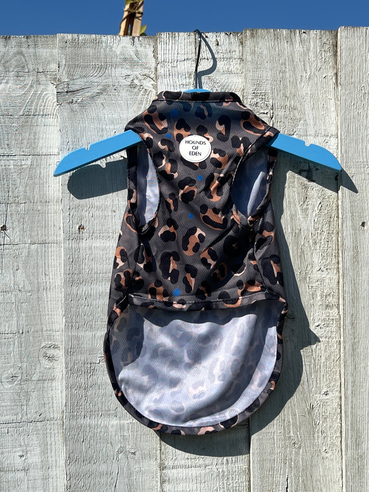 Steel Leopard Dog Cooling Vest
