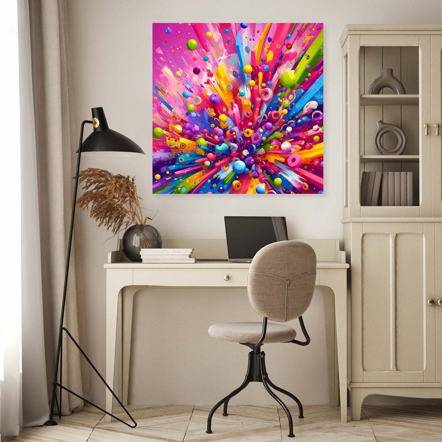 Amusement Sparked Canvas
