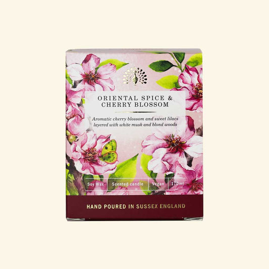Oriental Spice and Cherry Blossom Candle