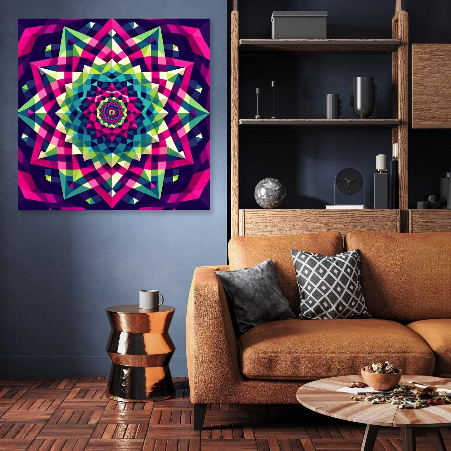 Spiraling Stars Canvas
