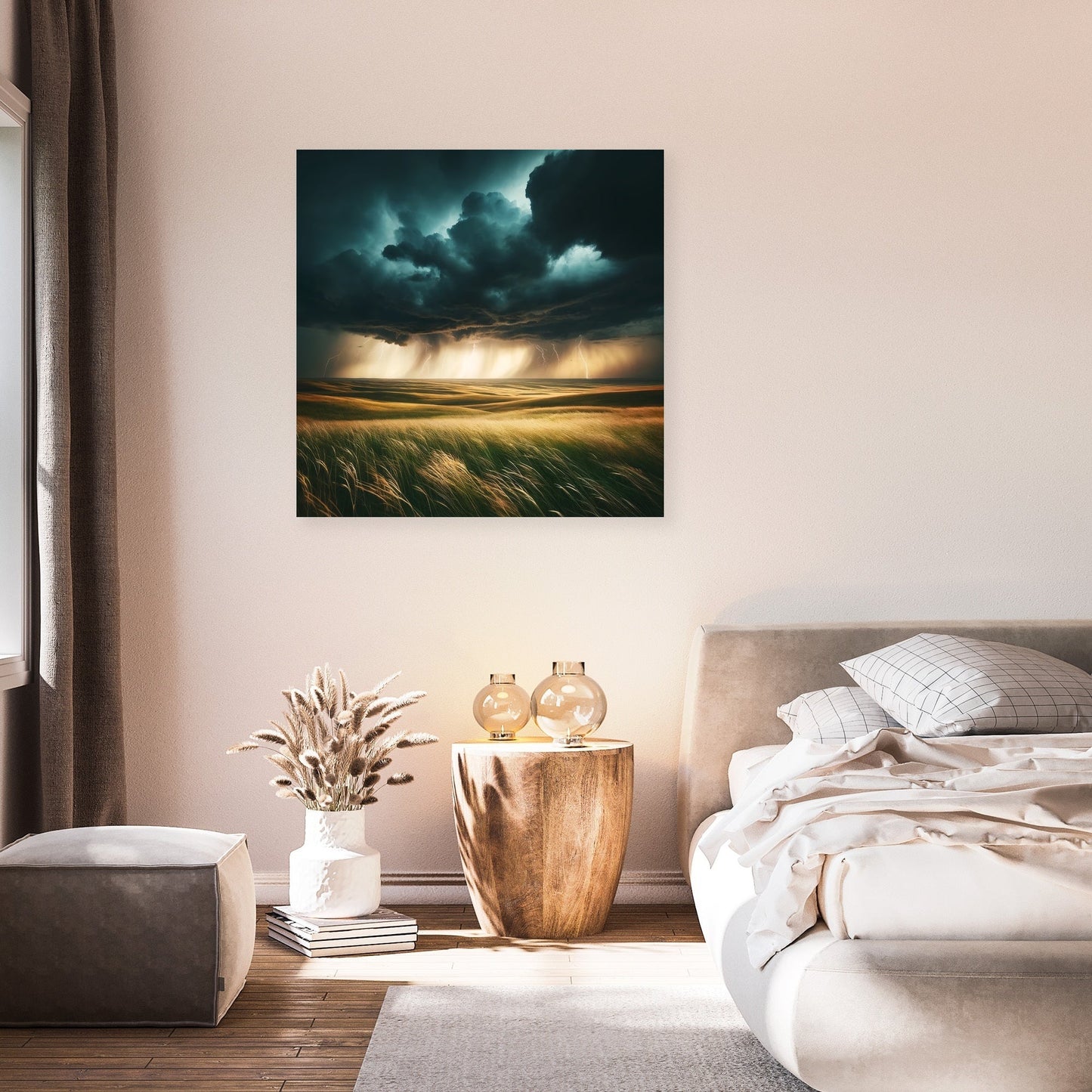 Thunderstorm Prairie Canvas