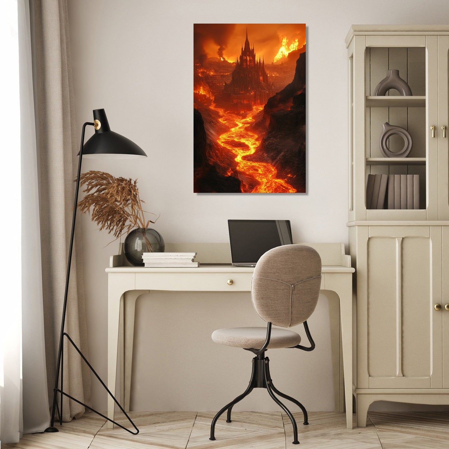 Infernal Metropolis Canvas