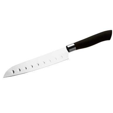 Corsico 11 Piece Black and  Gold Knife Set with Block