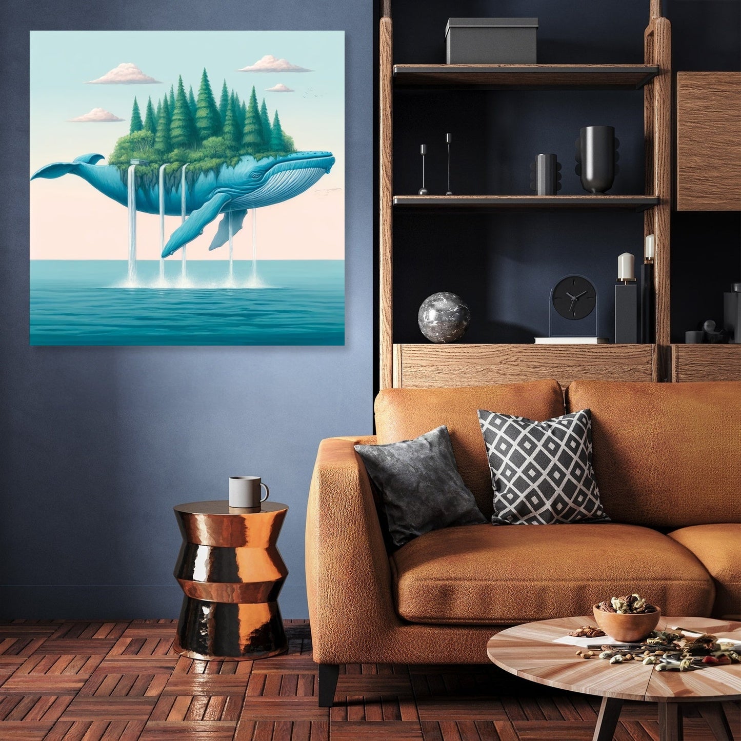 Island Leviathan Canvas