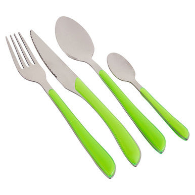 Zuma 24 Piece Multi Coloured Cutlery Set