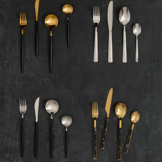 Avie 16 Piece Deco Cutlery Set