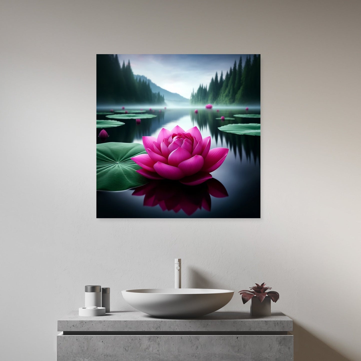 Lotus Tranquility Canvas