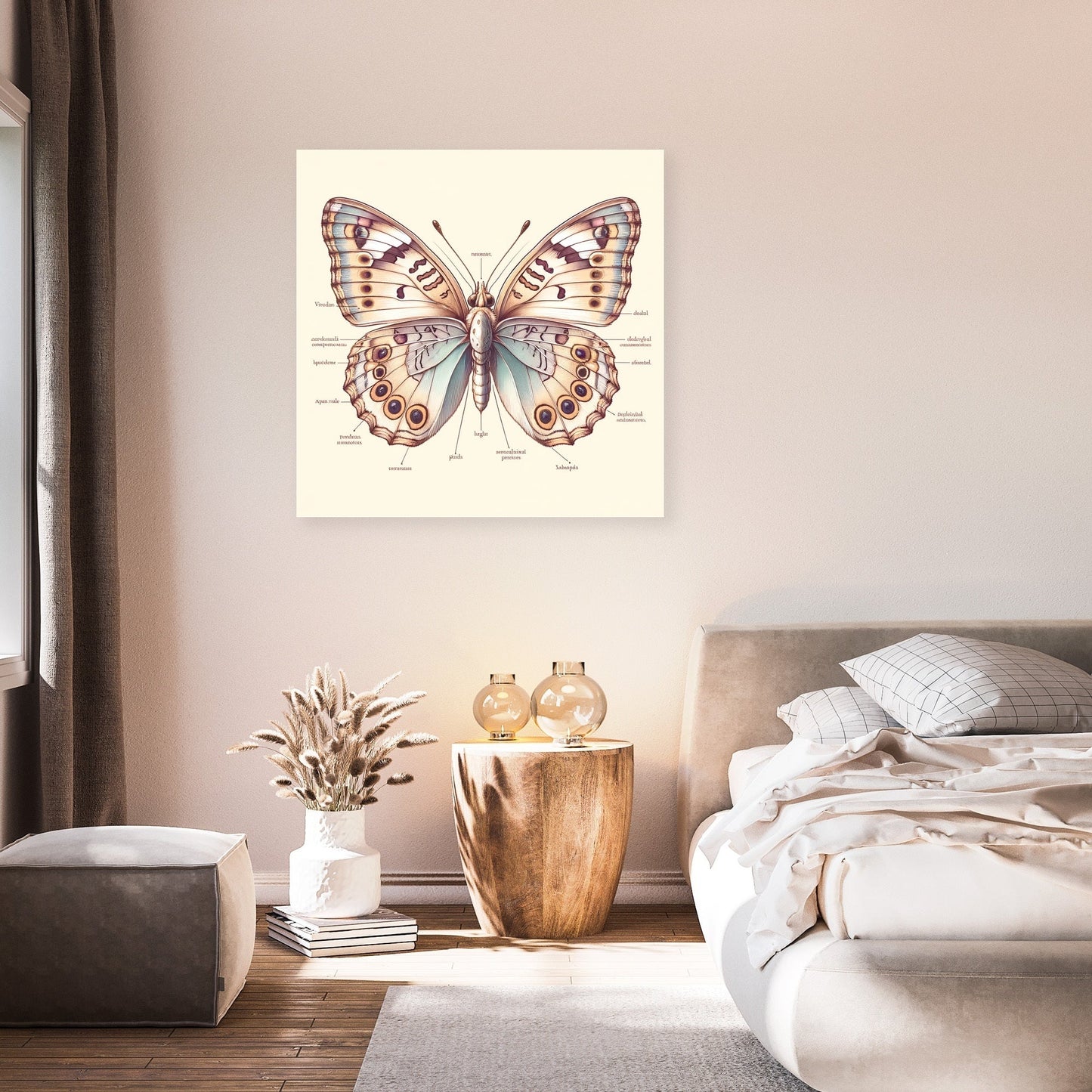 Butterfly Anatomy Canvas
