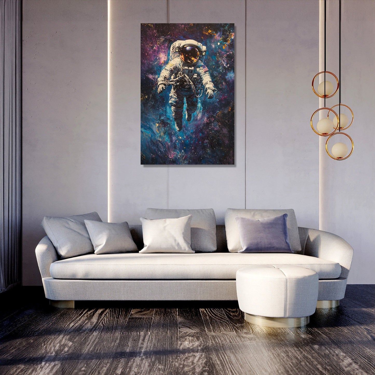 Astronaut's Solitude Canvas