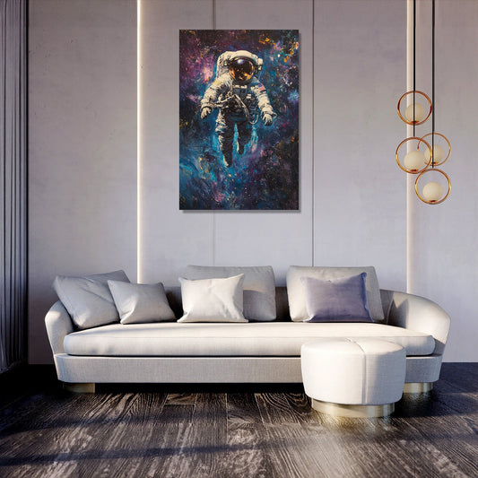 Astronaut's Solitude Canvas
