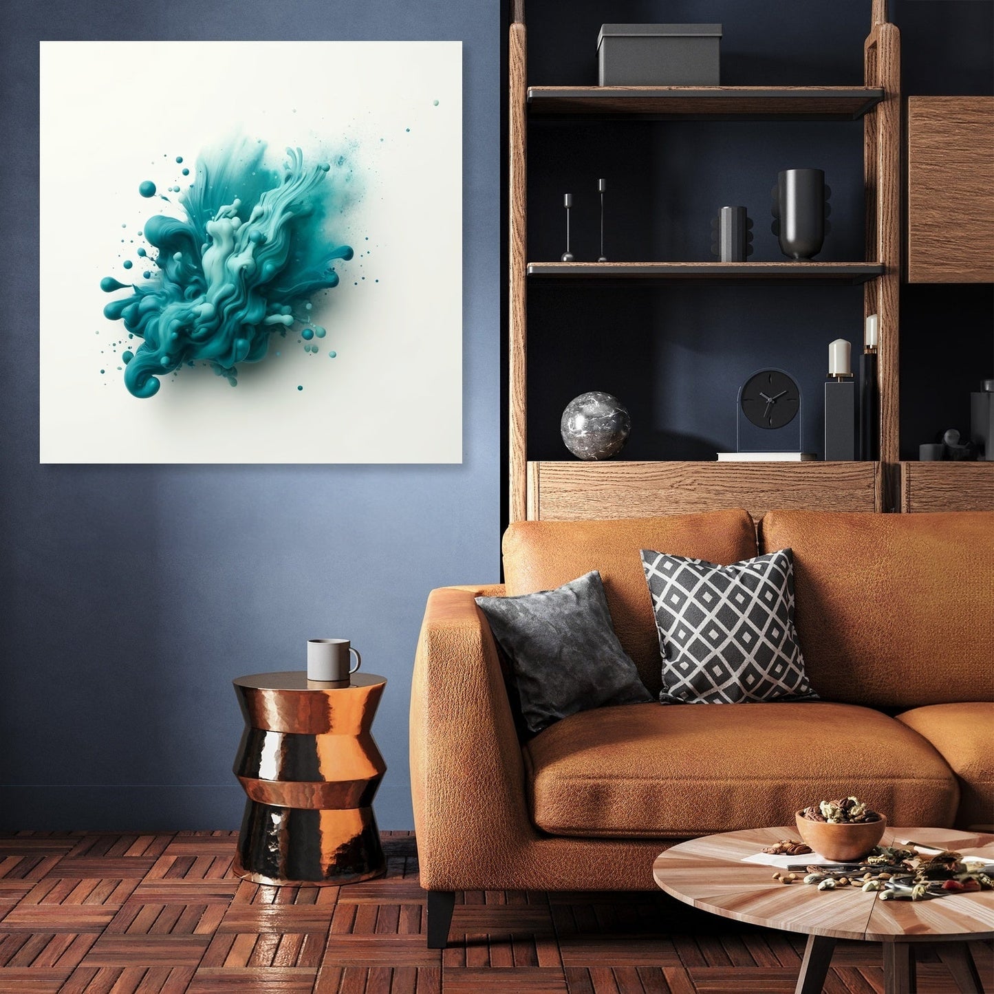 Teal Serenity Canvas