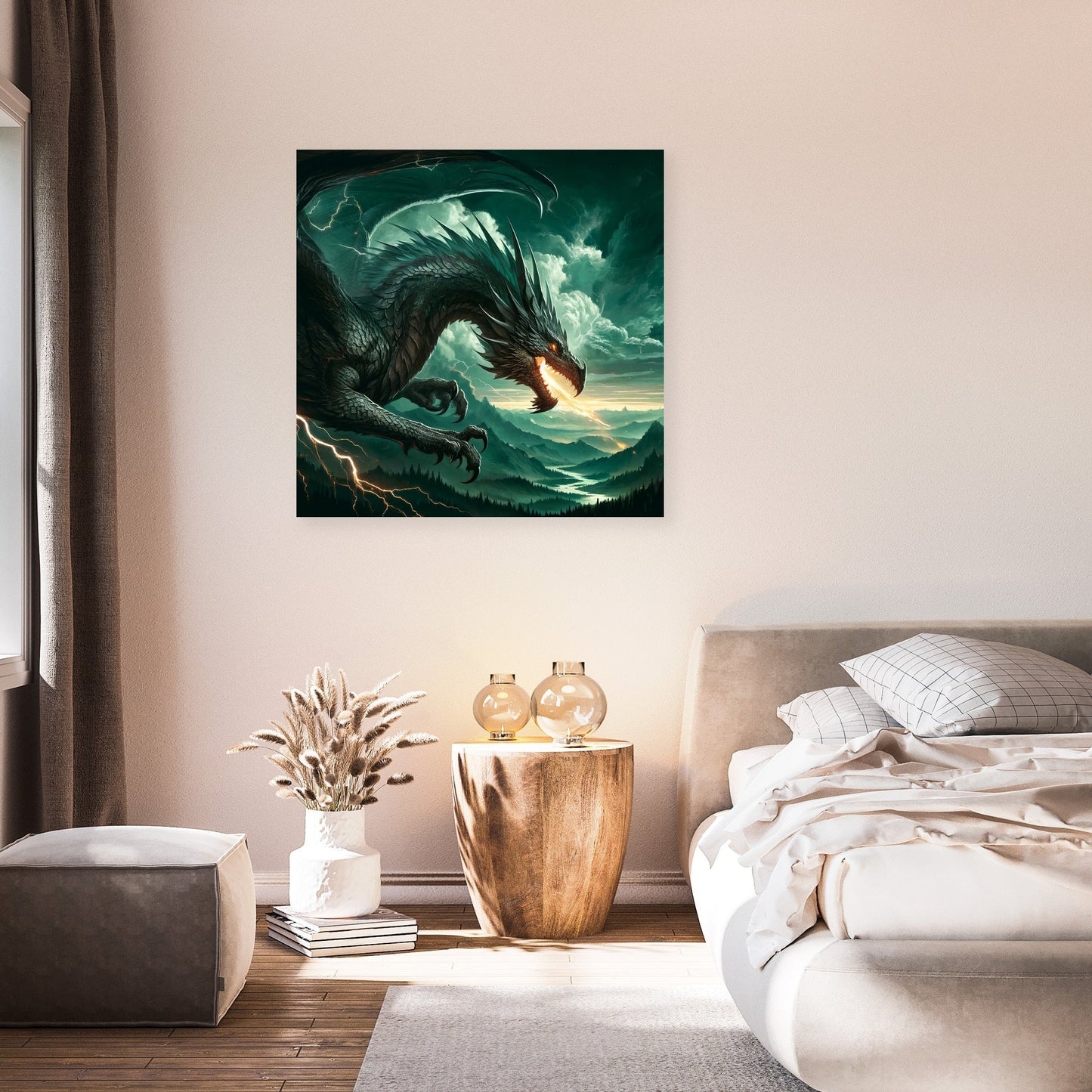 Fierce Dragon Canvas