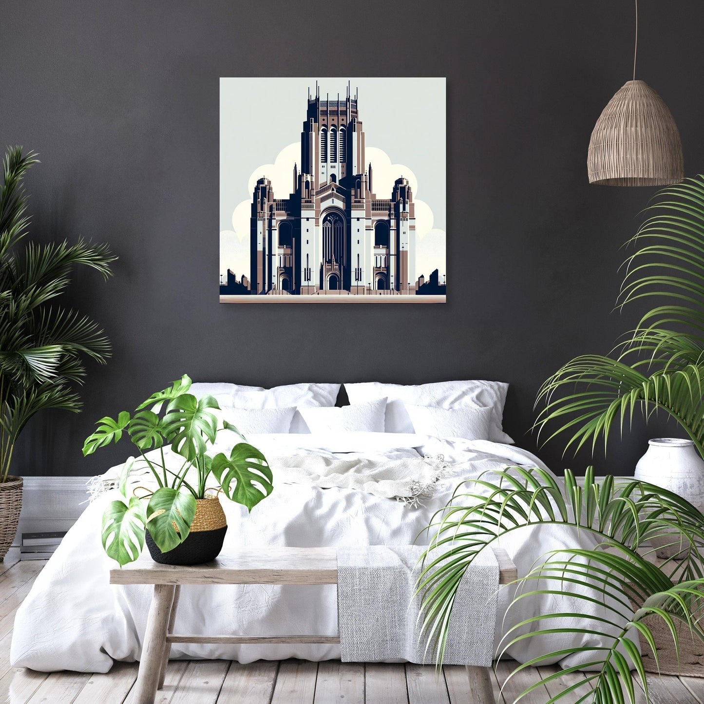 Liverpool Cathedral Minimalist Essence Canvas