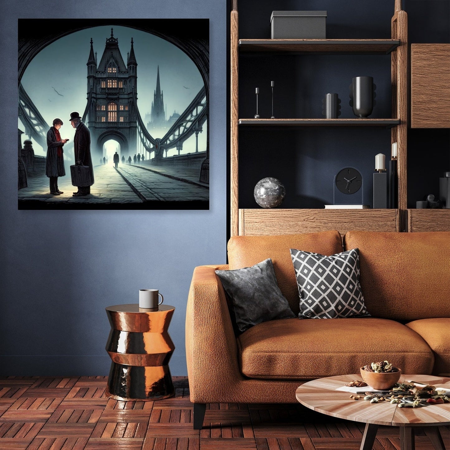 Whispered Secrets on London Bridge Canvas