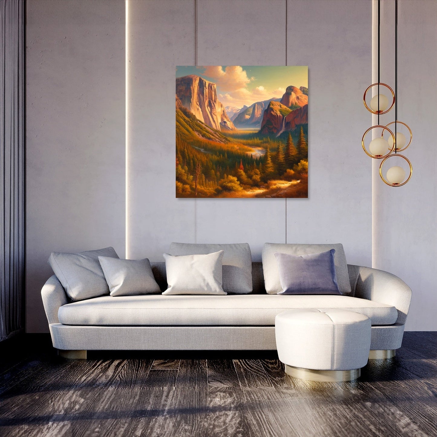 Yosemite Valley Grandeur Canvas