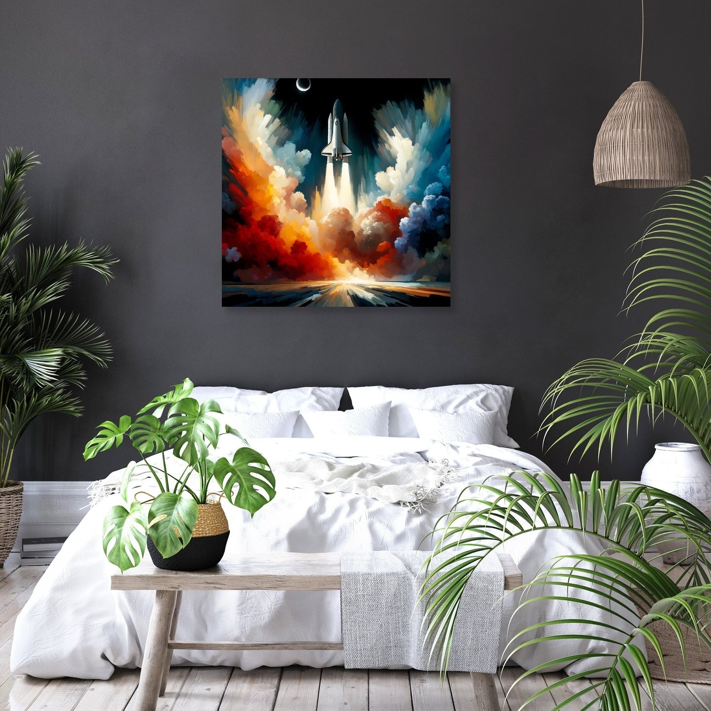 Cosmic Ascent Canvas
