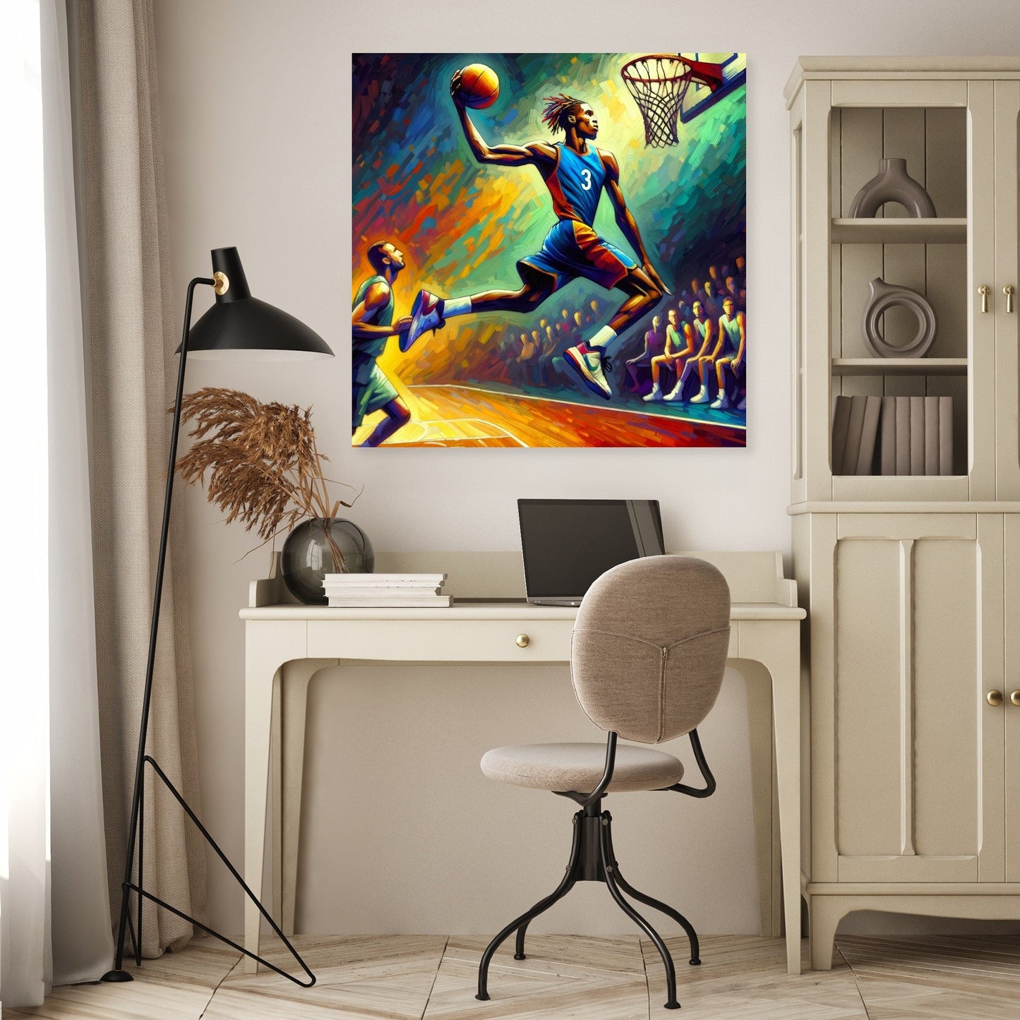 Sky-High Dunk Canvas