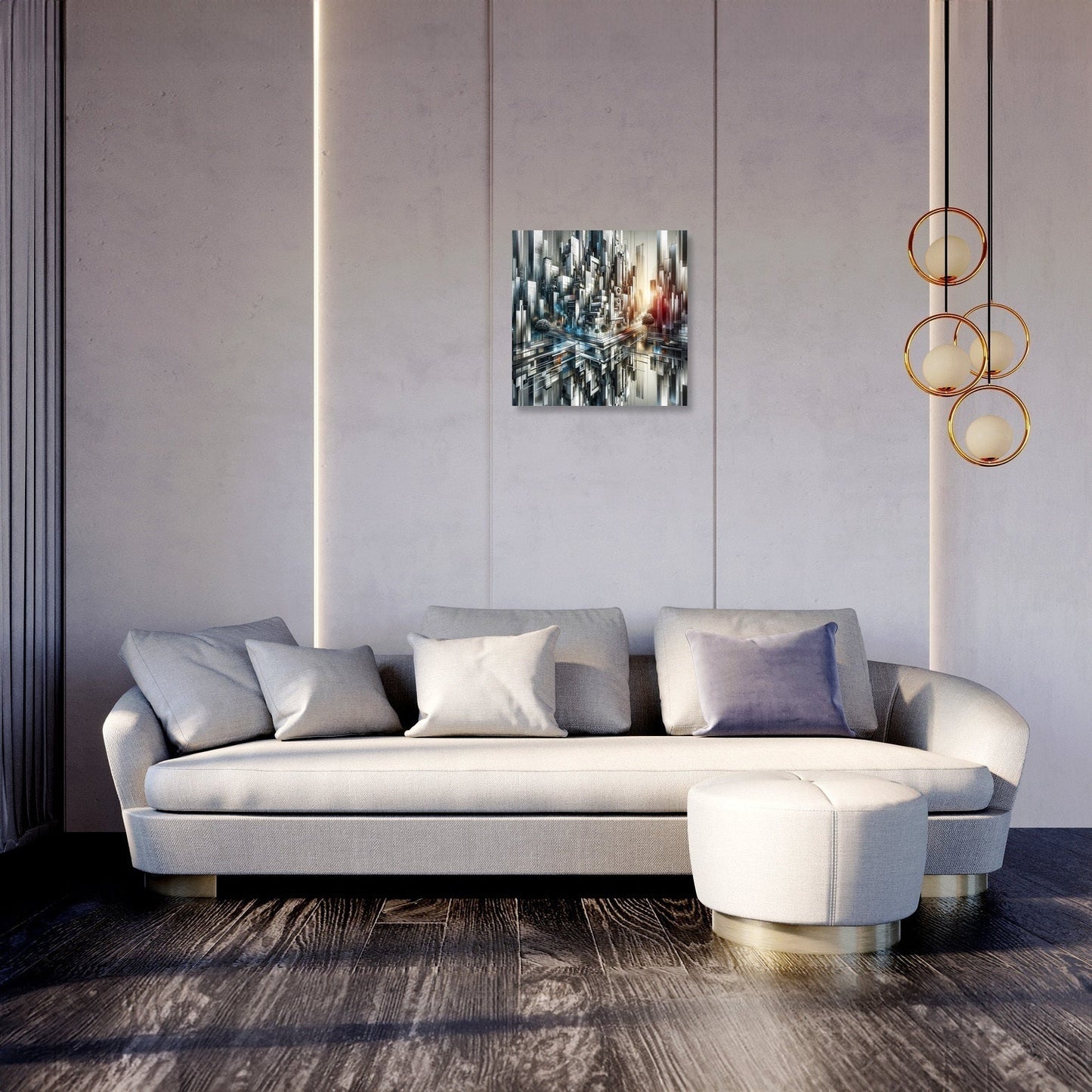 Metropolitan Mosaic Canvas