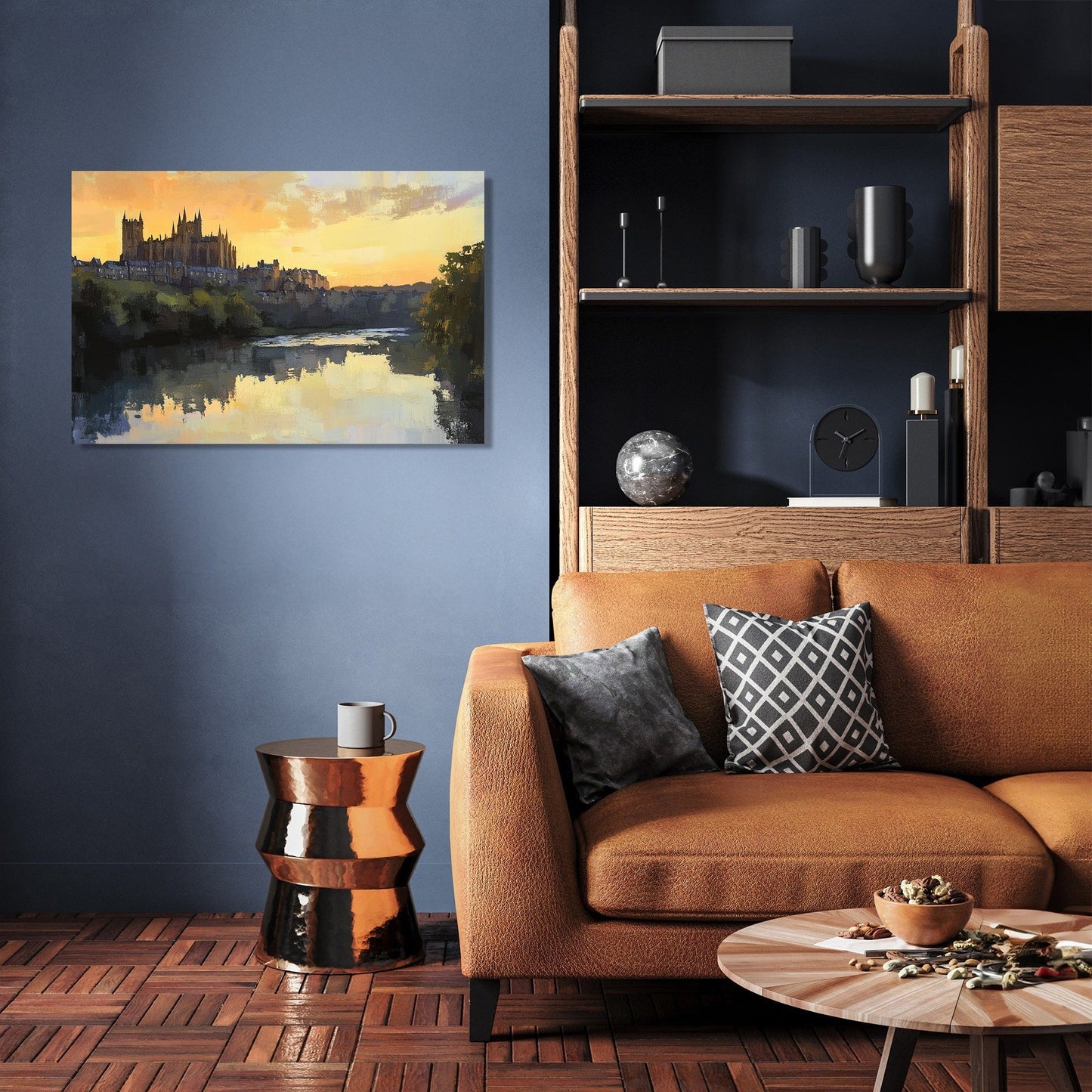 Durham Dusk Reflections Canvas