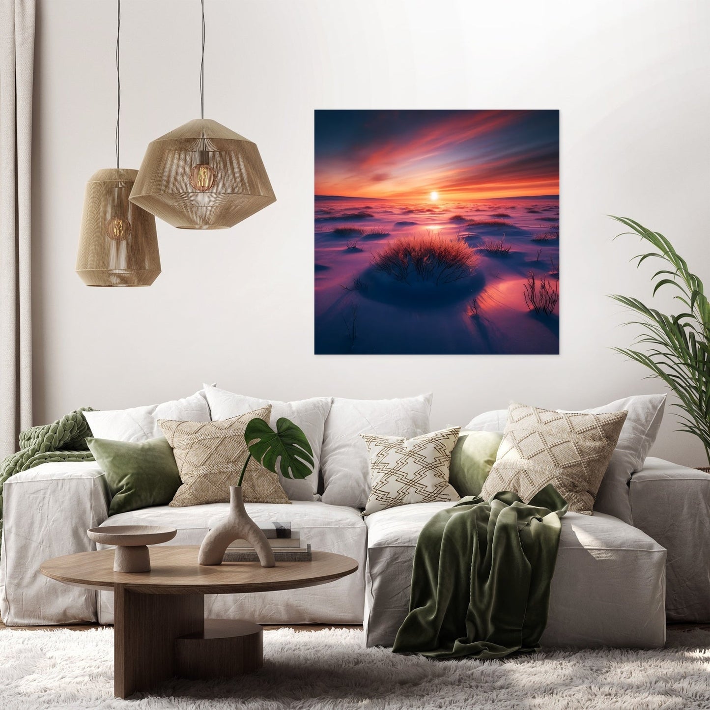 Tundra Sunset Canvas