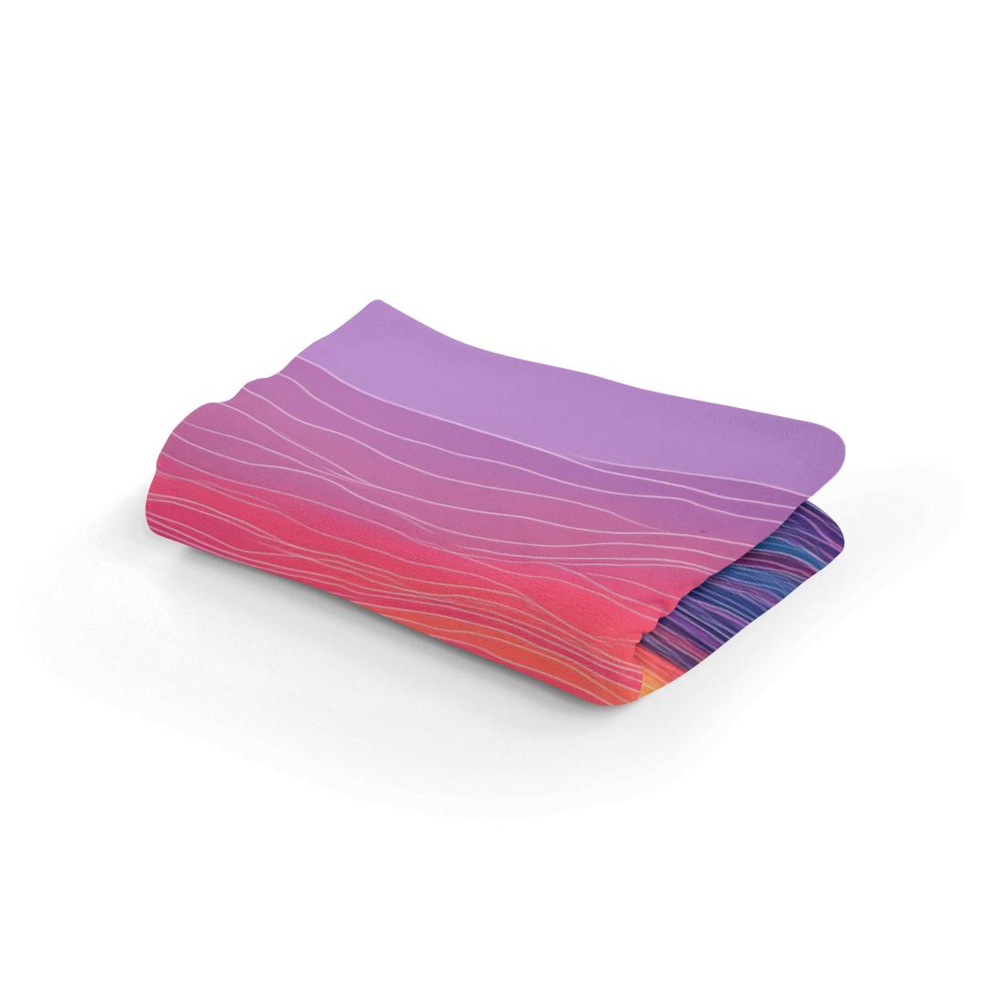 Sunset Waves Blanket