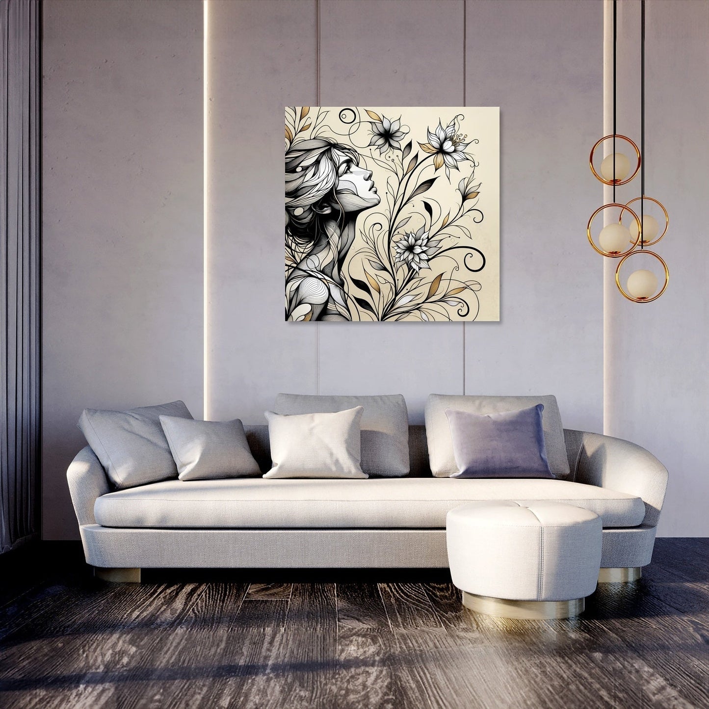 Serene Blossom Canvas