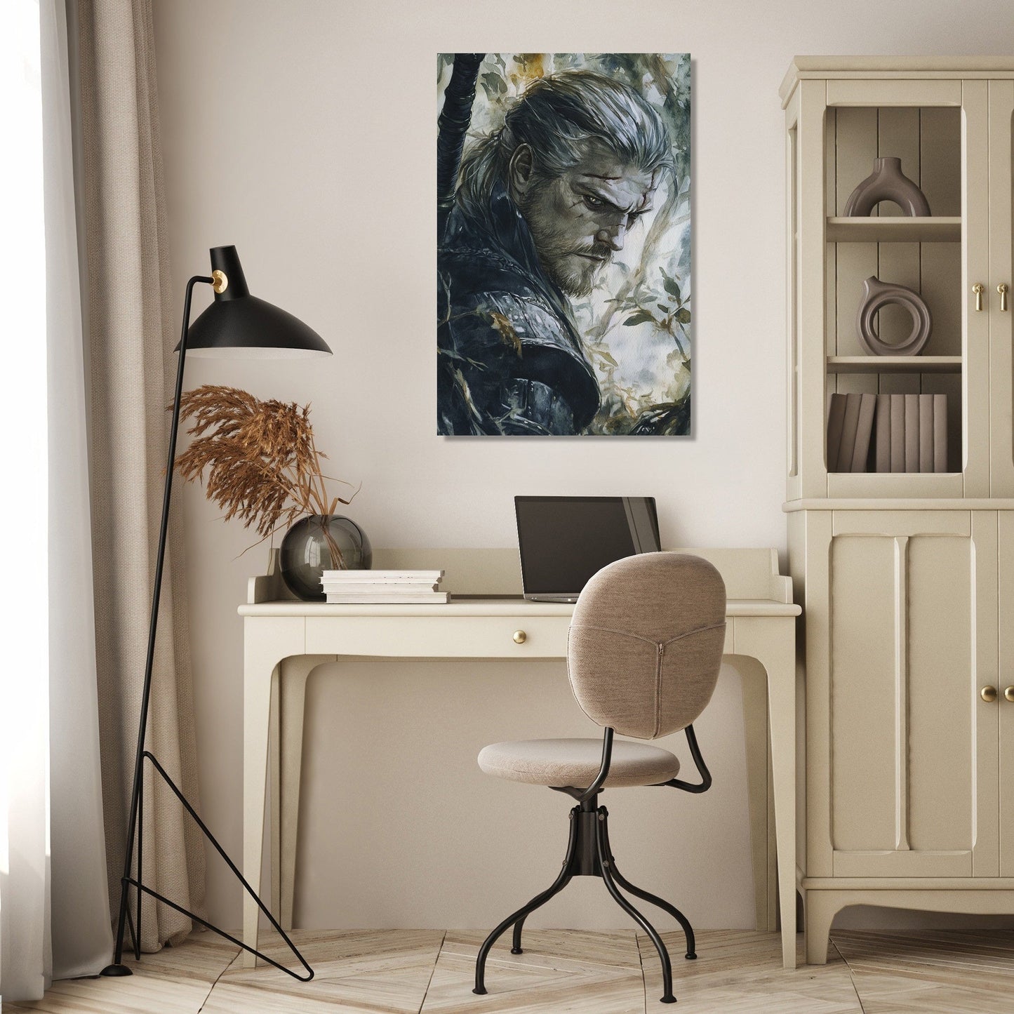 Moonlit Warrior Canvas