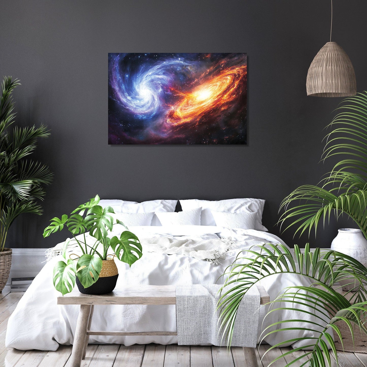 Galactic Collision Canvas