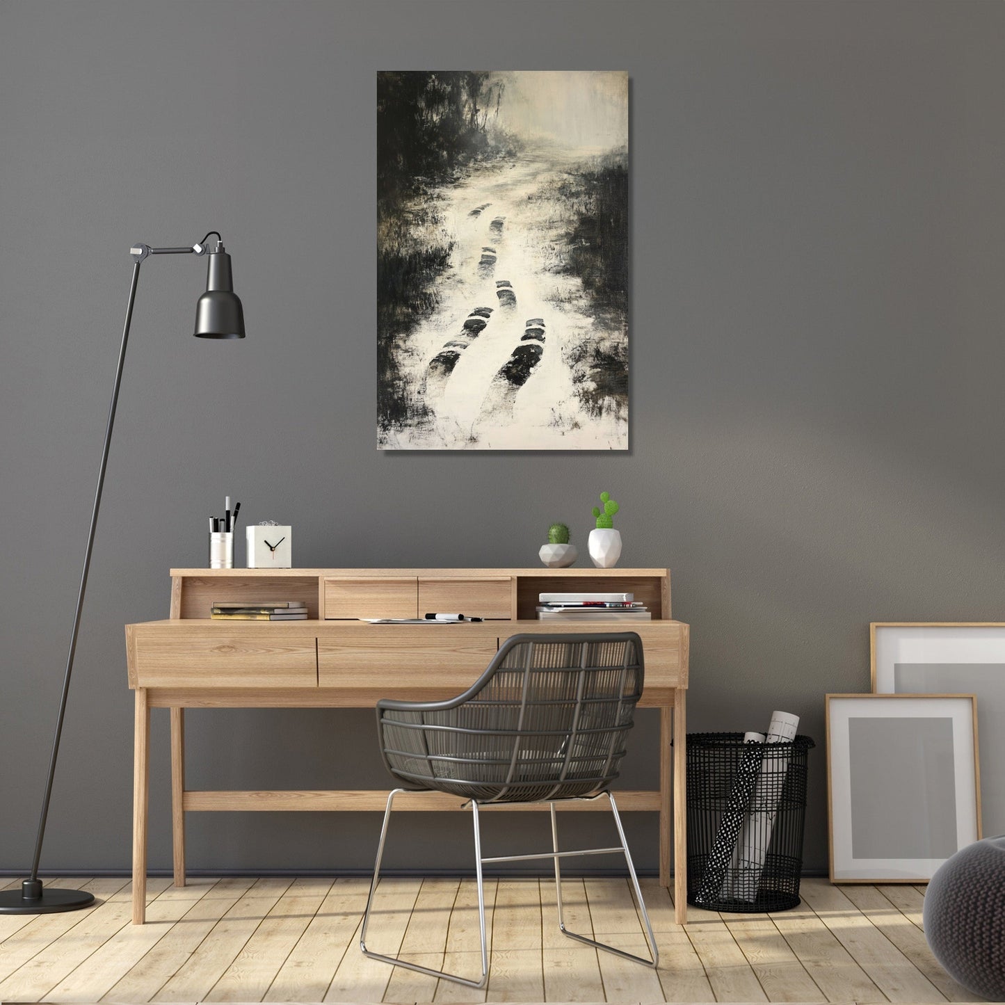 Disappearing Footprints Canvas