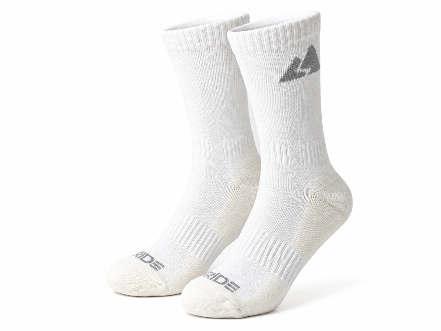Off White Merino Wool Active Hiking Socks - Unisex