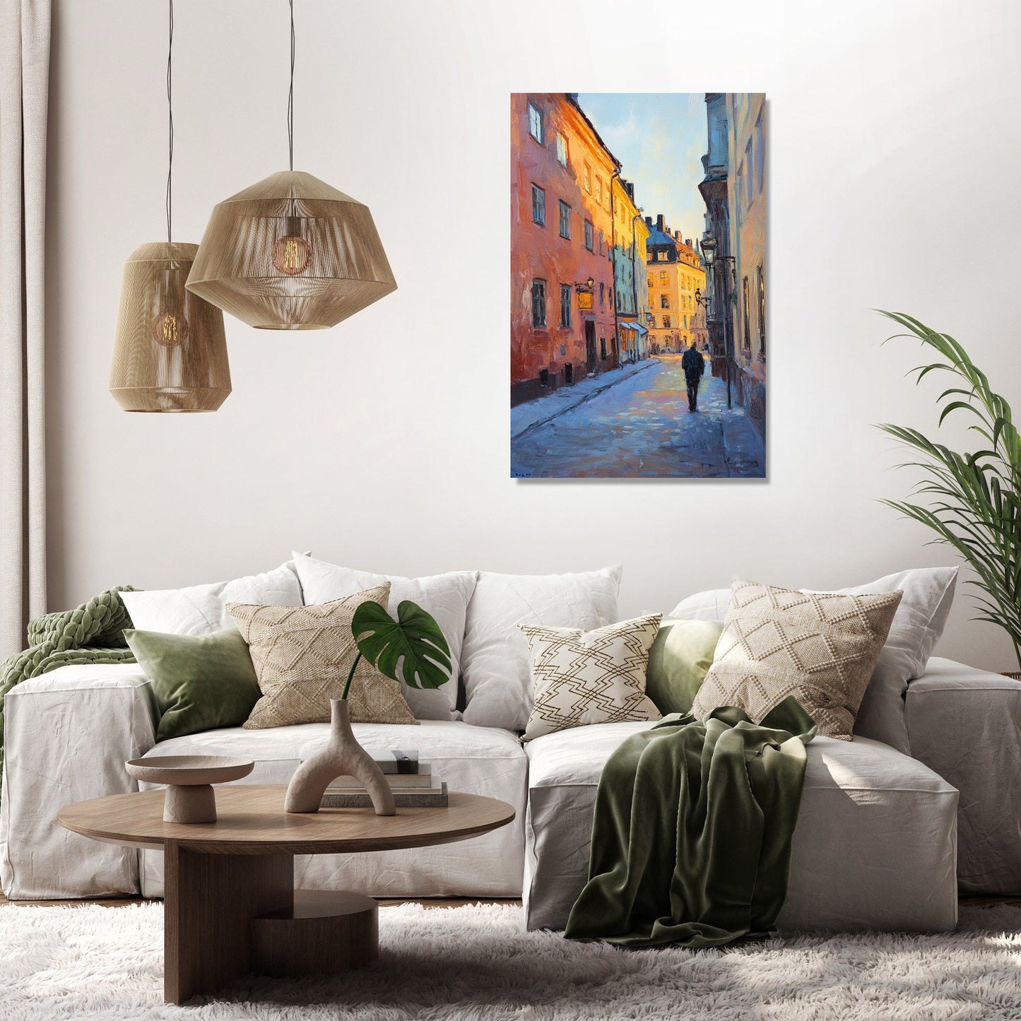 Gamla Stan Golden Canvas