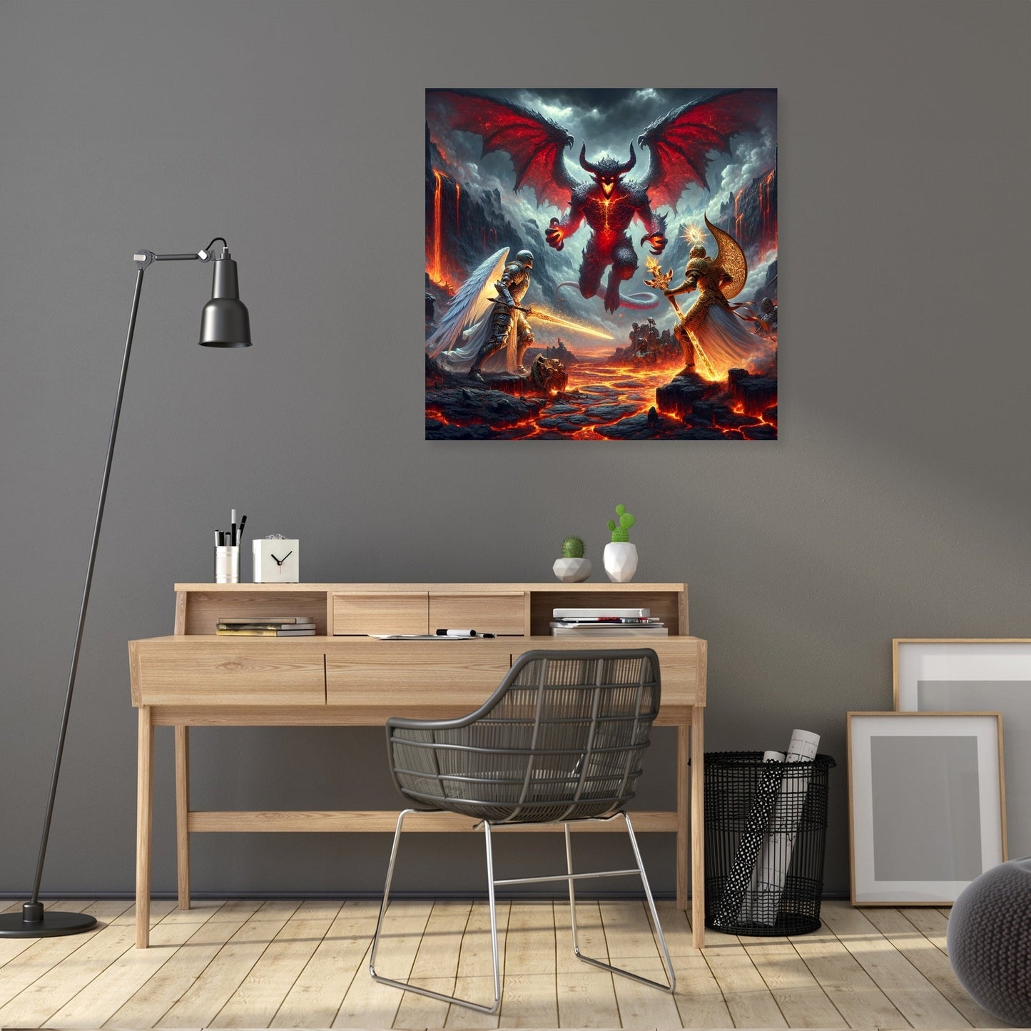 Crater Clash Canvas