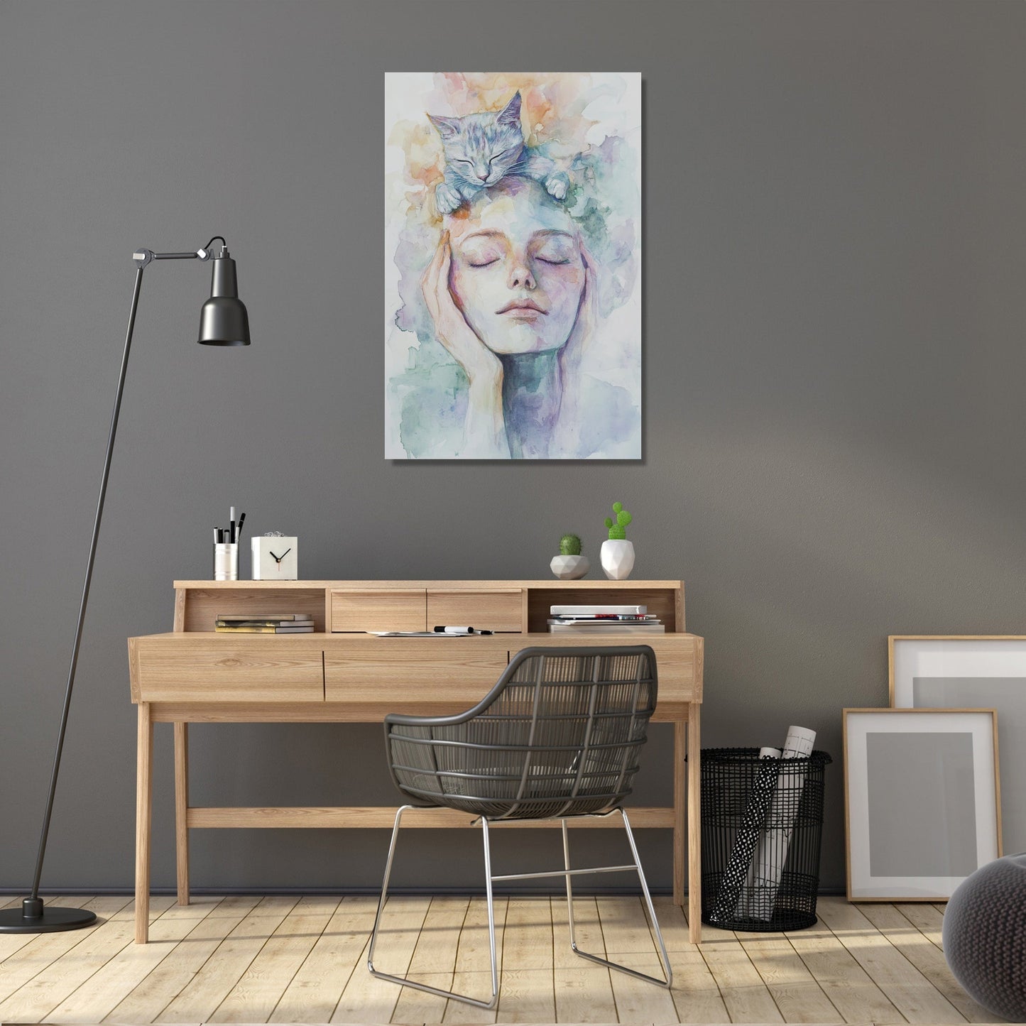 Feline Reverie Canvas