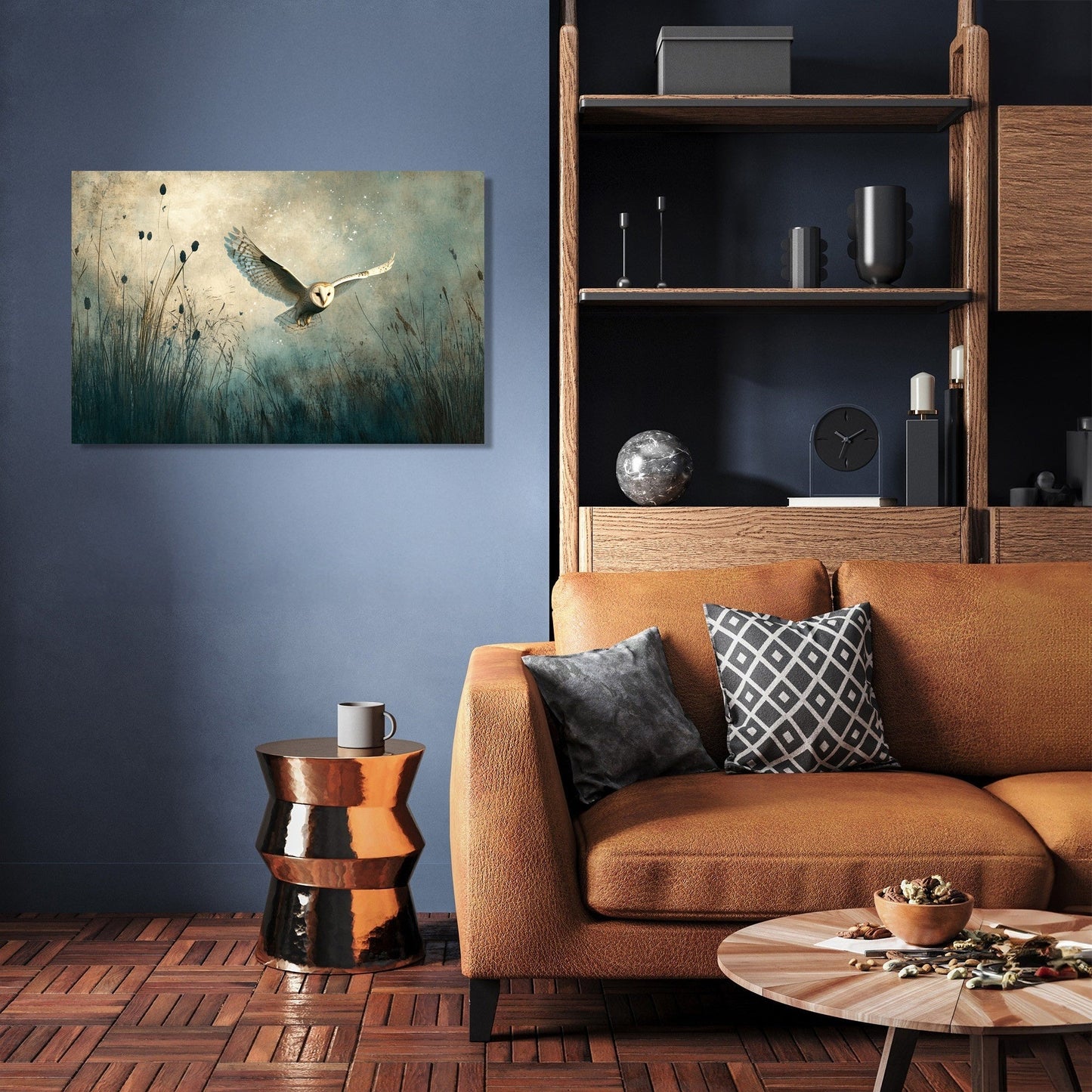Barn Owl Serenity Canvas