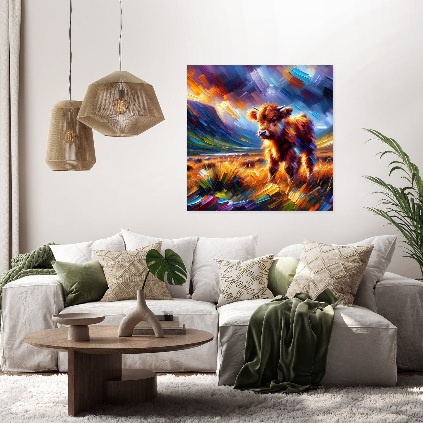 Highland Emotion Canvas