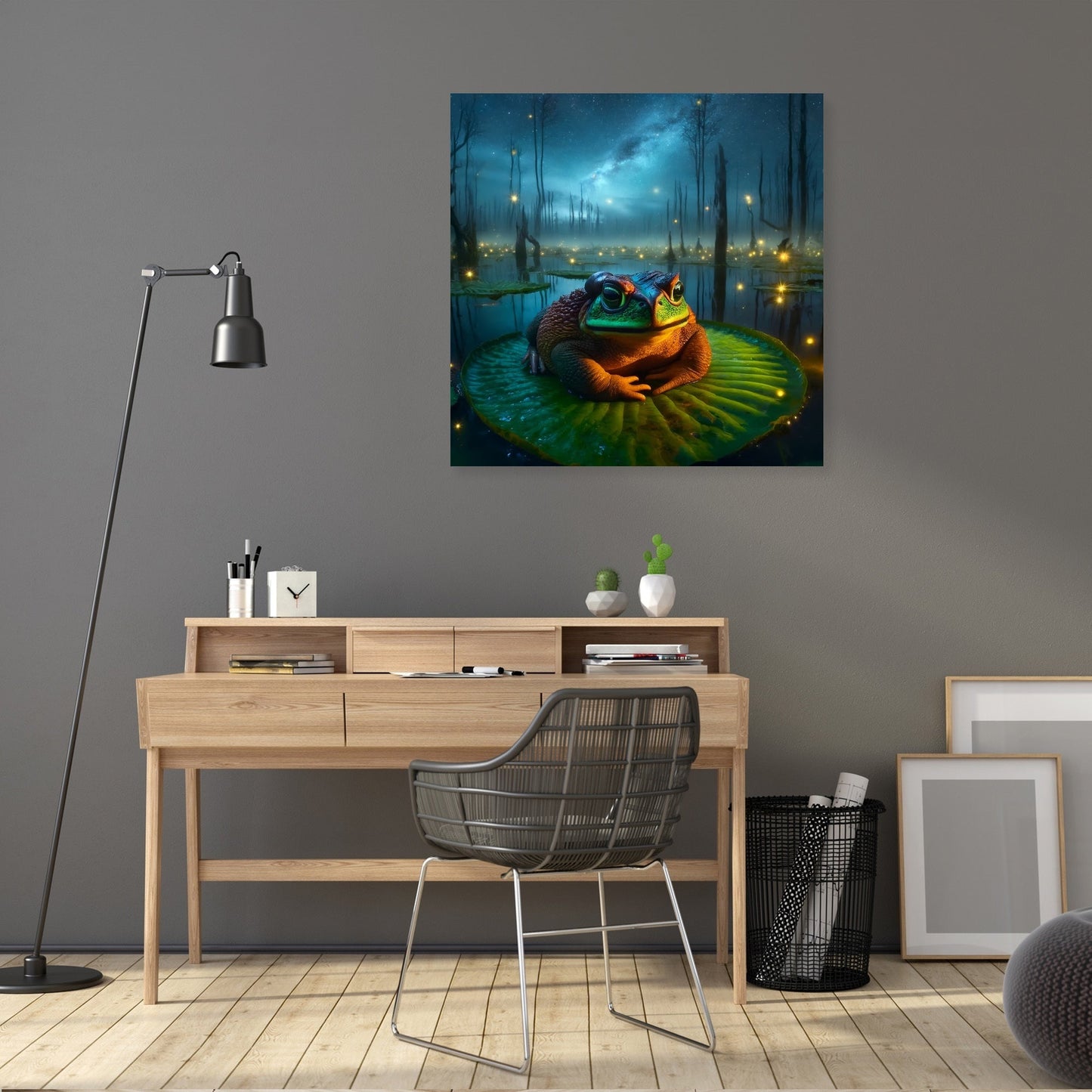 Giant Toad of the Enchanted Marsh Canvas