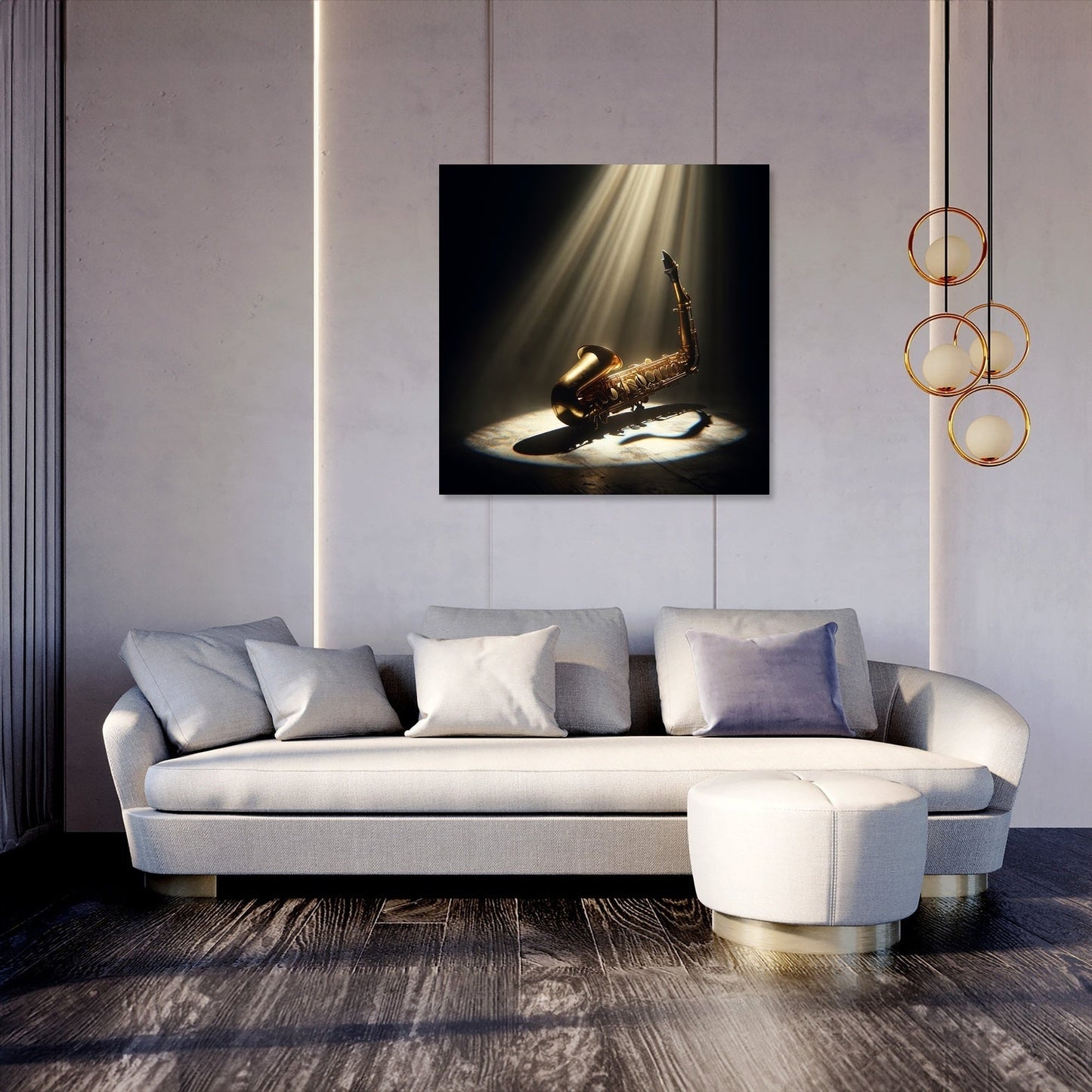 Solo Saxophone Canvas