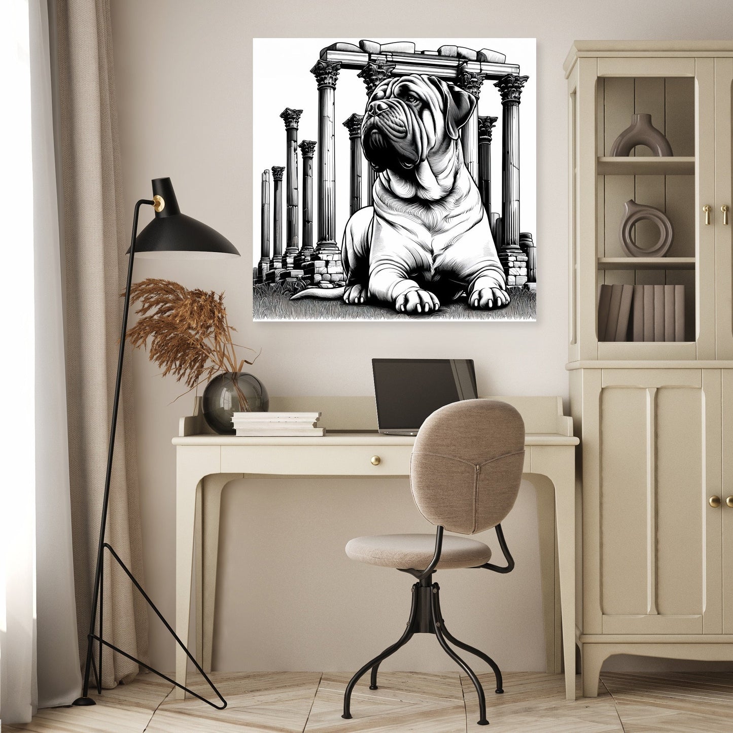Ancient Guardian Bullmastiff Canvas
