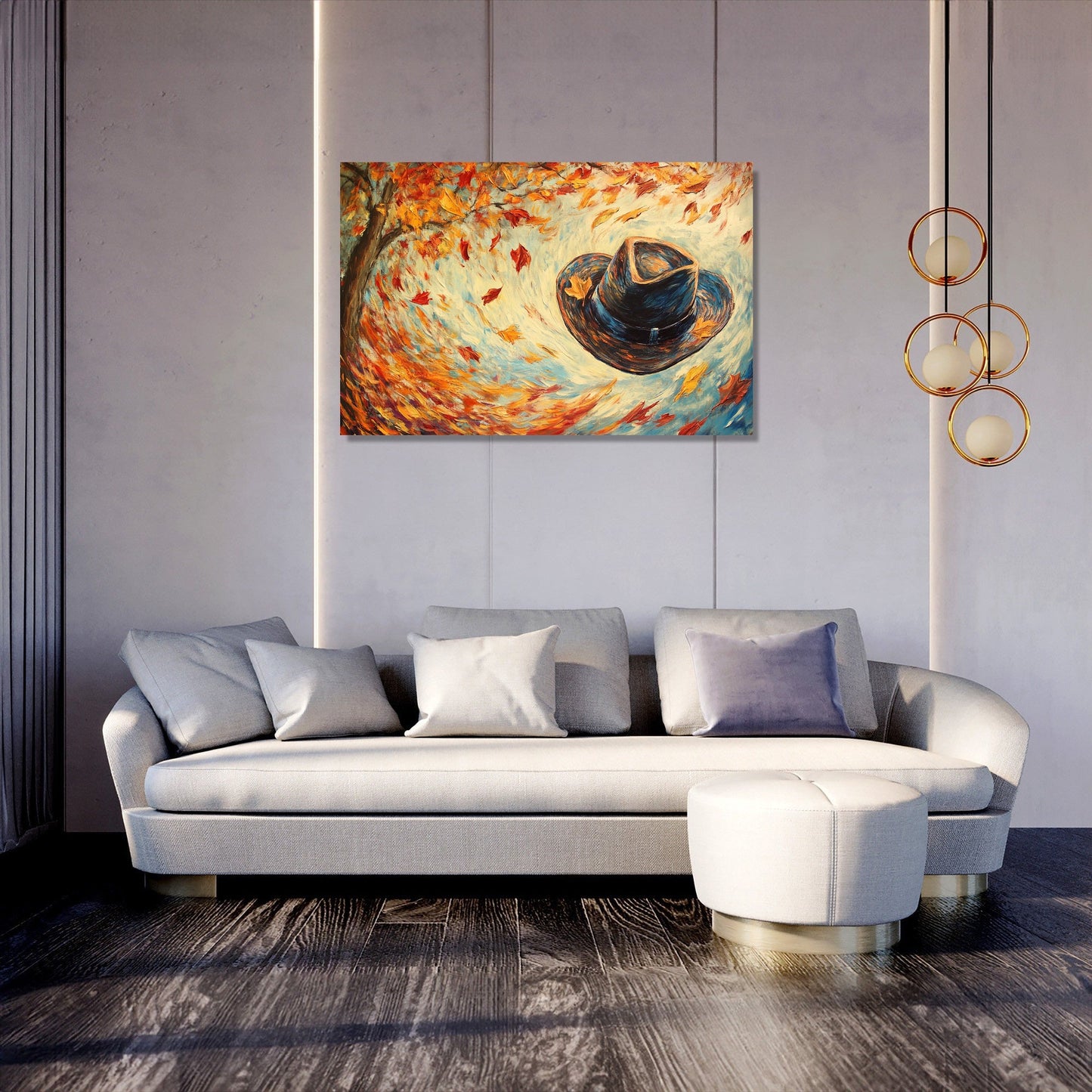 Wind-Swept Hat Canvas