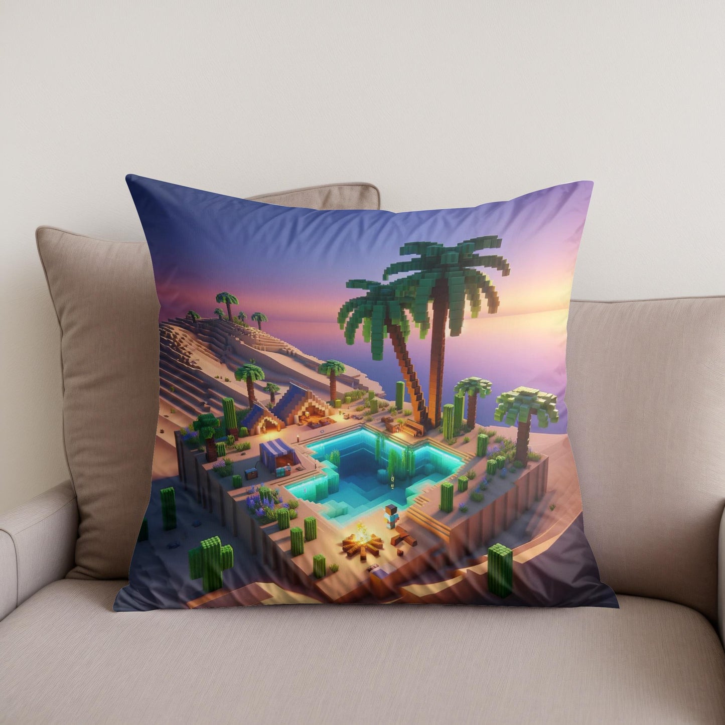 Desert Dusk Cotton Cushion