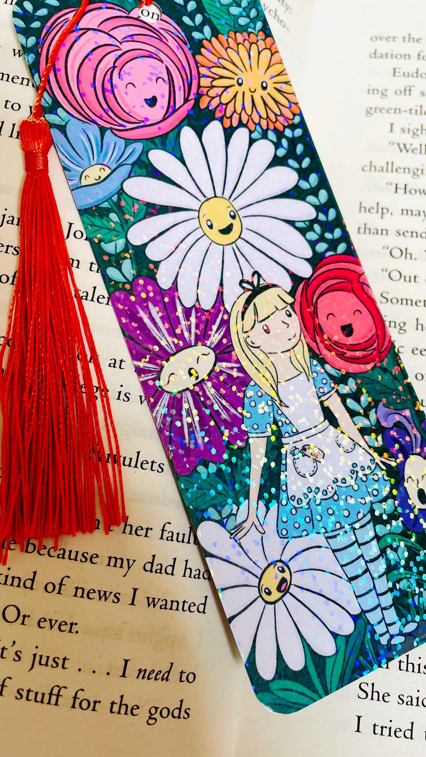 Alice in Wonderland Holographic Bookmark