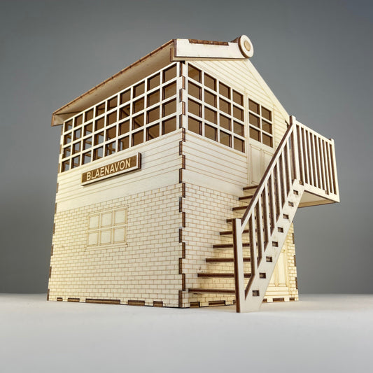 Railway Signal Box - Flatpack Model Kit by Curious Rabbit ®