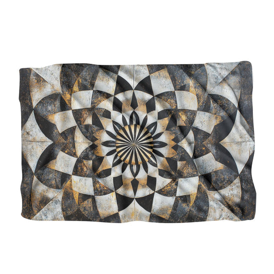 Golden Symmetry Meditation Blanket