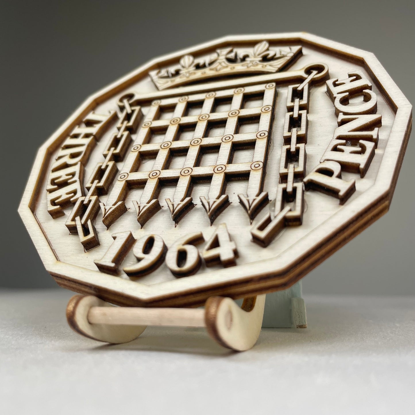 Three Pence Coaster - Handmade Tableware by Curious Rabbit ®