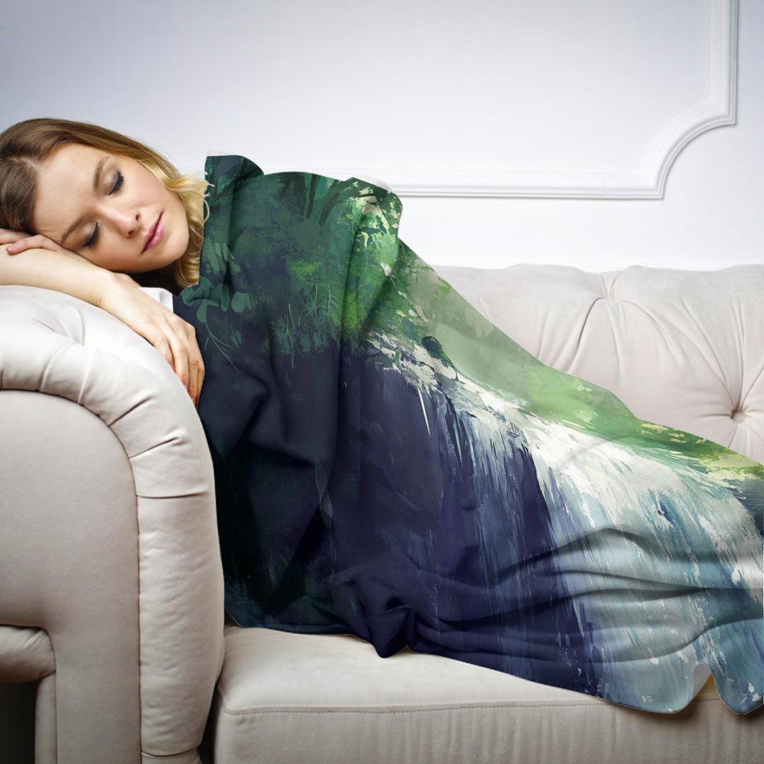 Waterfall Whispers Blanket