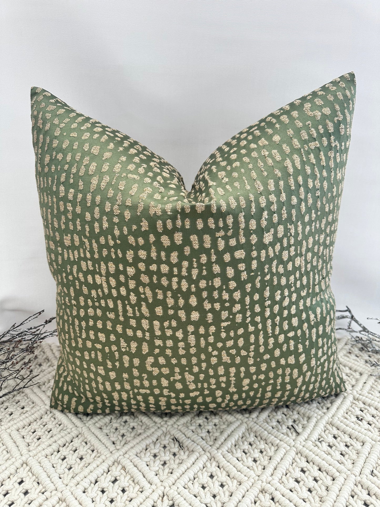 The Couture Cushion - The Olive Natale - Style No. 193