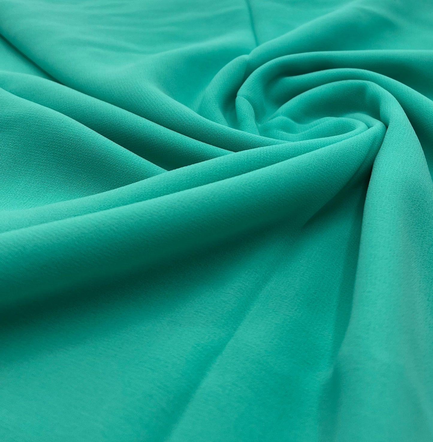 Plain Light Aqua Chiffon Sheer Dress Bridal Fabric