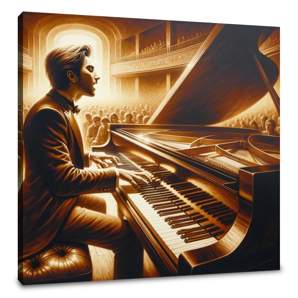 Pianist's Passion Canvas