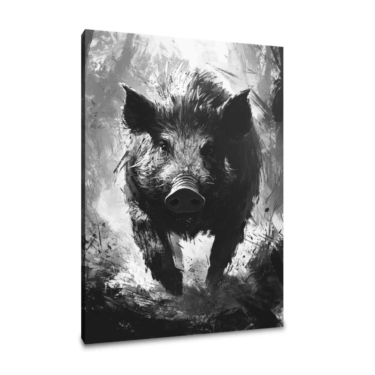 Untamed Boar Canvas