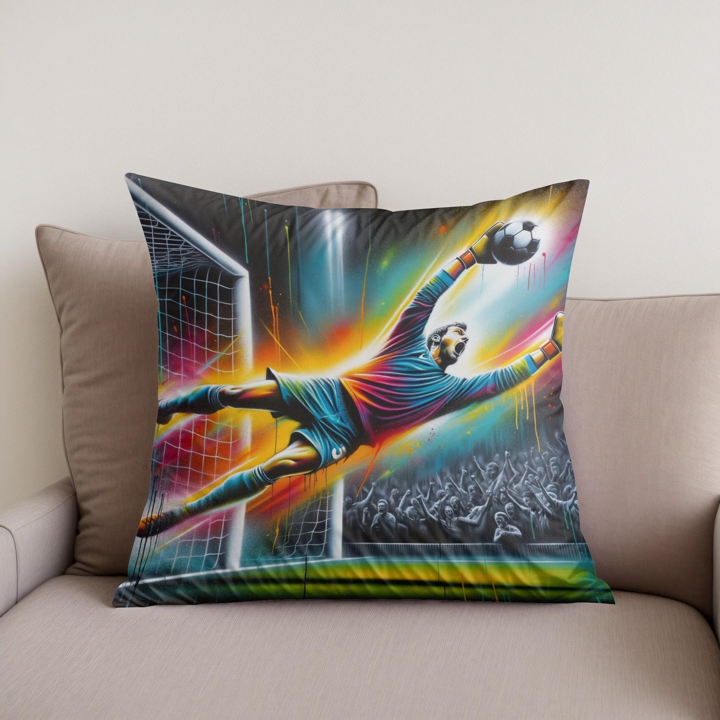 Goalkeeper's Triumph Cotton Cushion